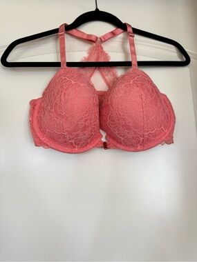 Victoria’s Secret Lace Lightly Lined Racerback Demi Bra